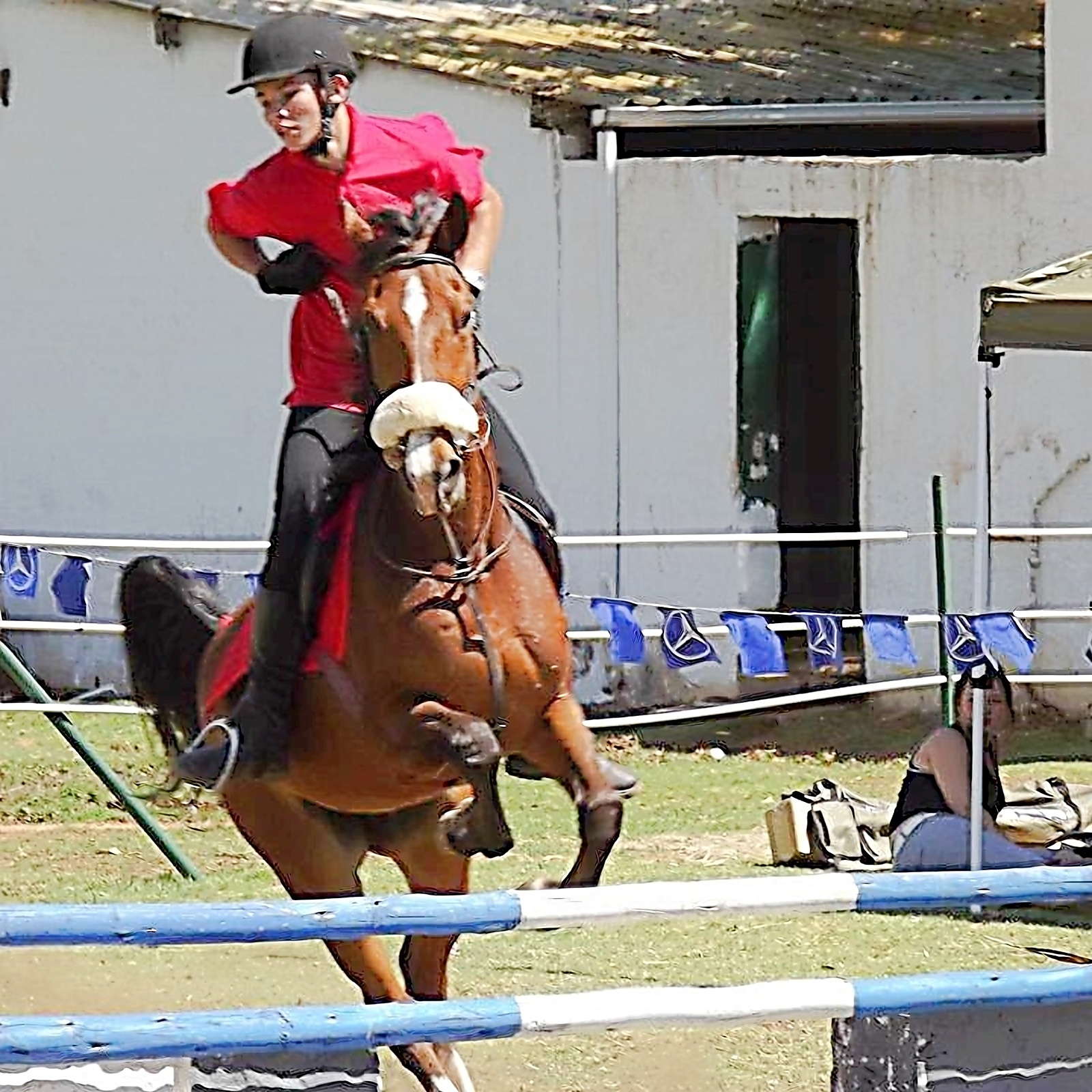 Emile Egen as a junior rider