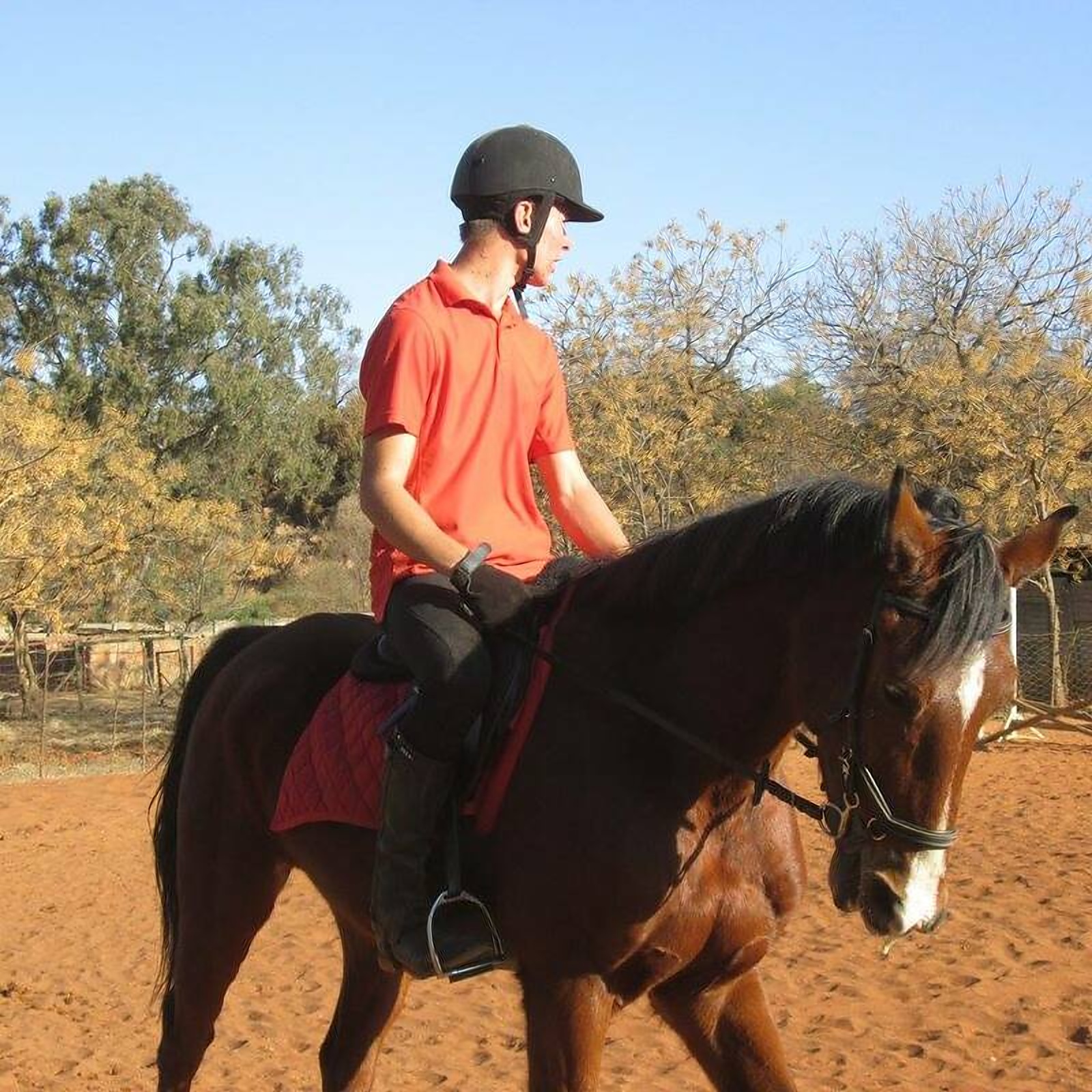 Emile Egen as a junior rider