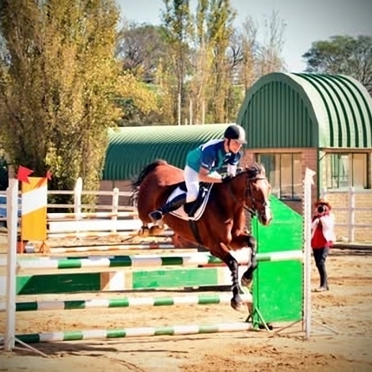 Emile Egen as a junior rider